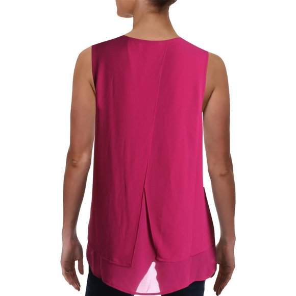NWT MICHAEL Michael Kors Sleeveless Flyaway Top - Picture 2 of 2